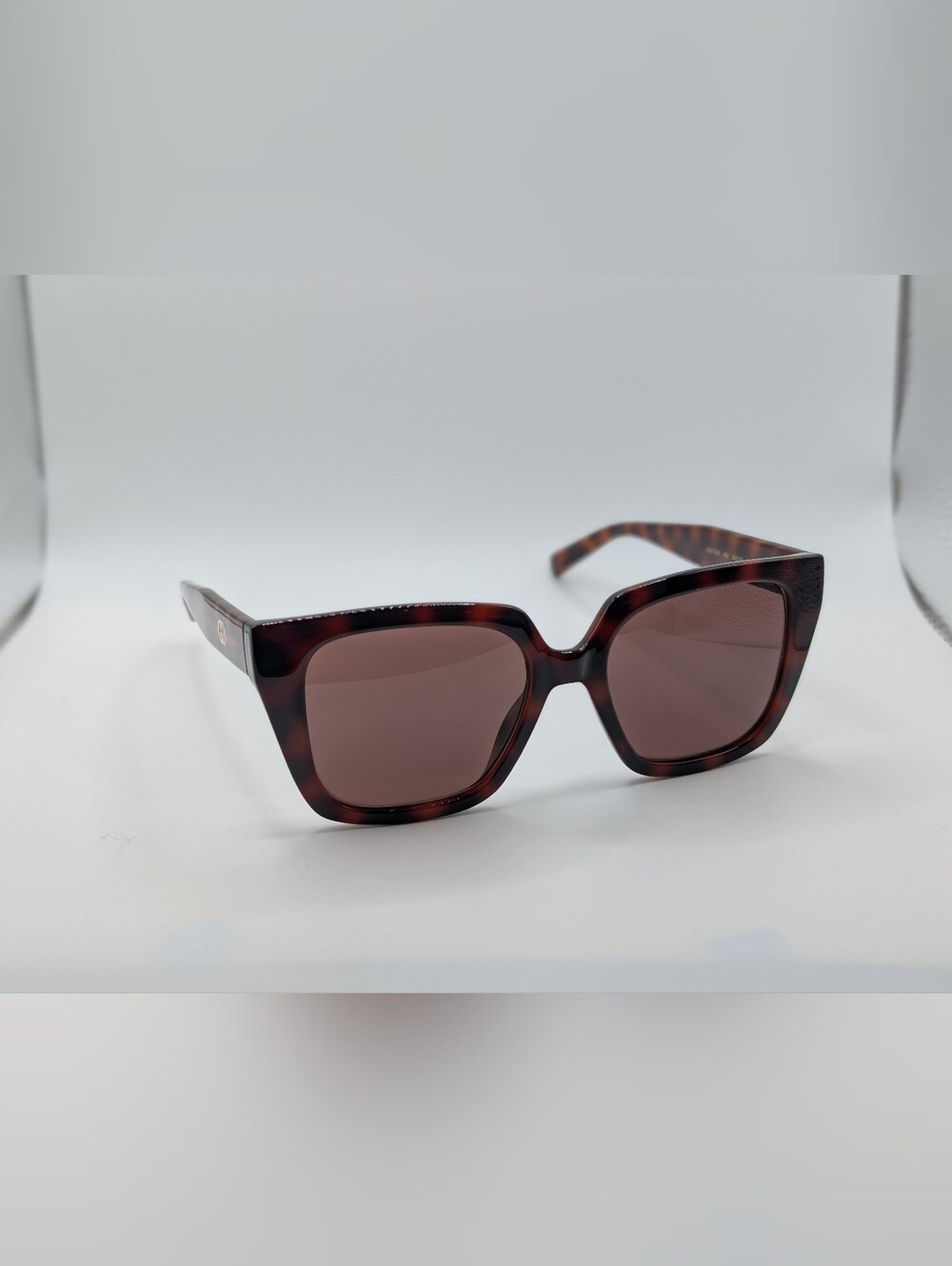 Gucci GG2102S 002 Square Havana Sunglasses NWT